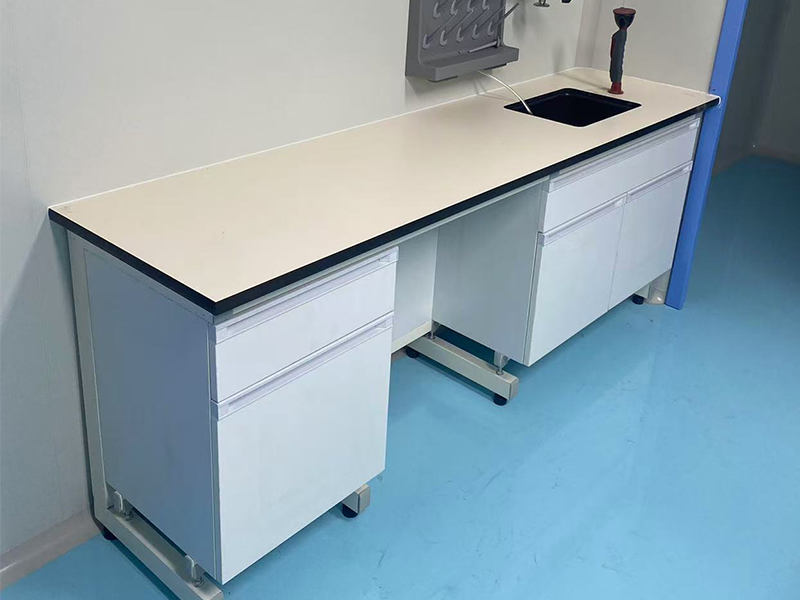 Steel-wood laboratory bench & full steel medicine cabinet & laboratory project