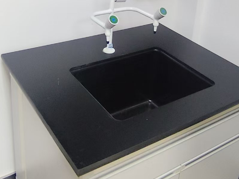steel and wood laboratory table