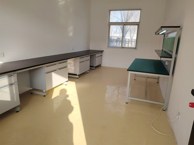 anti-statiese staal-hout laboratoriumbank