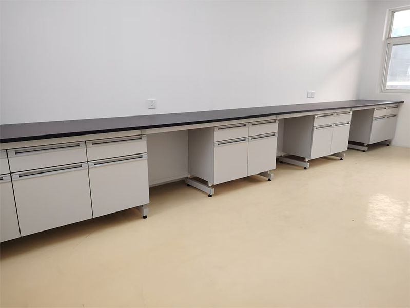anti-statiese staal-hout laboratoriumbank
