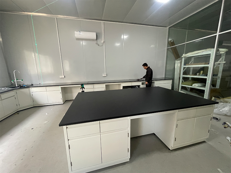 volstaal laboratorium werksbank