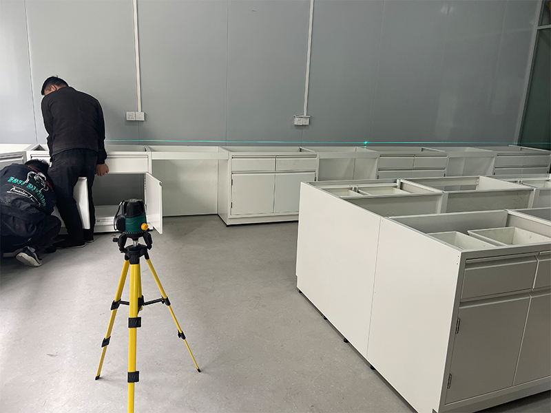 volstaal laboratorium werksbank
