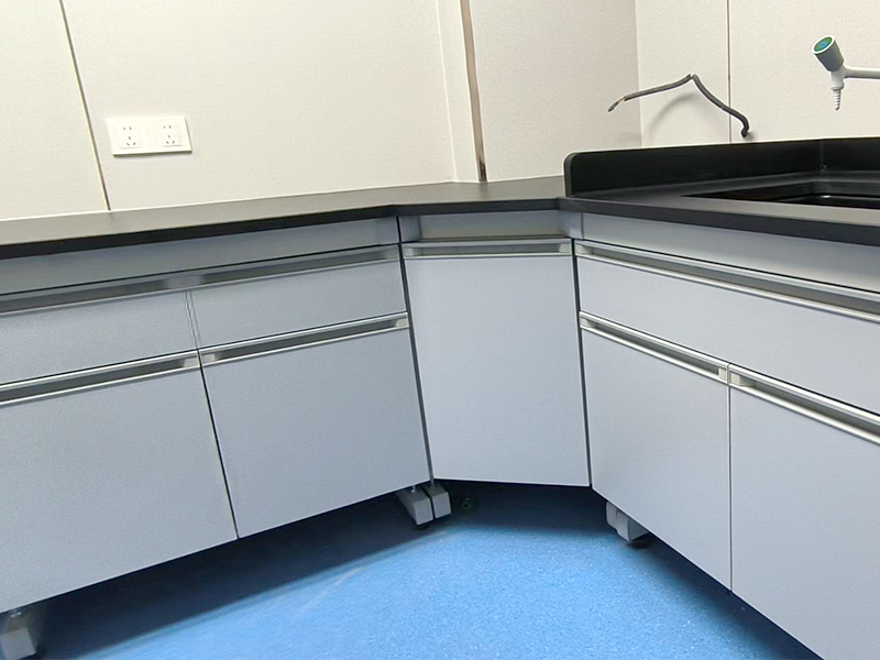 steel-wood laboratory workbench