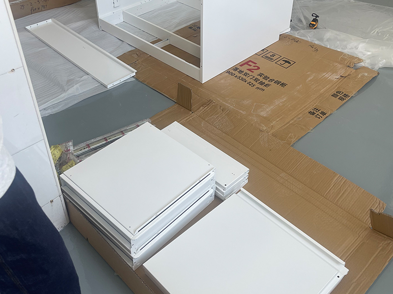 volstaal laboratorium werkbank