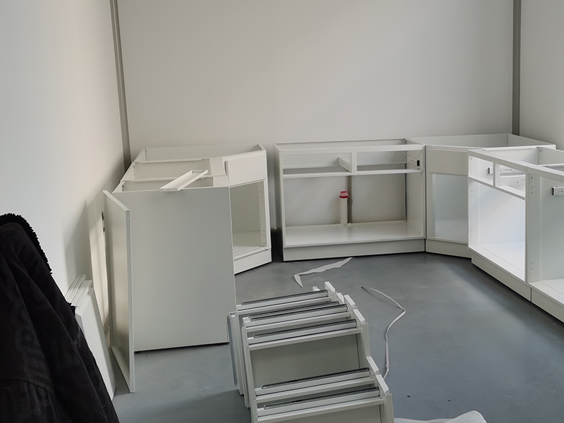 full steel laboratory bench