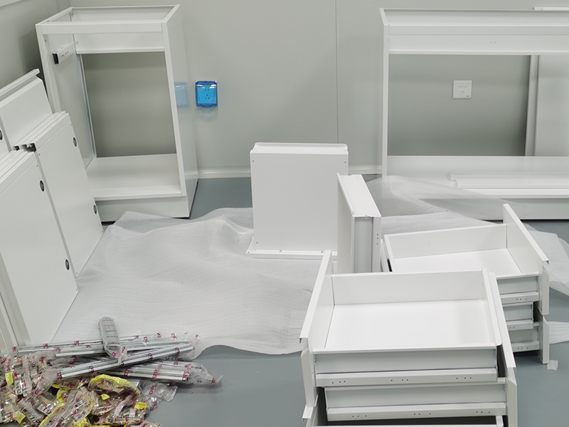 full steel laboratory bench