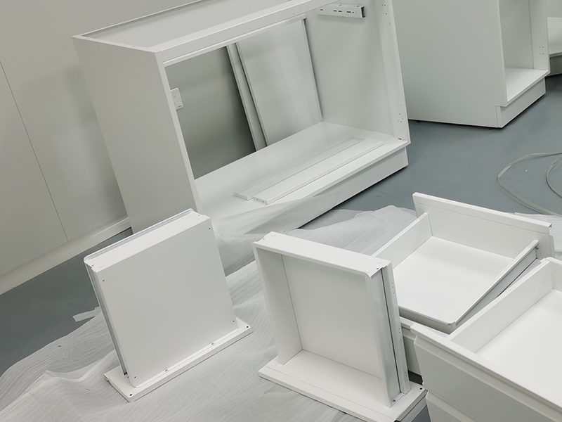 full steel laboratory bench