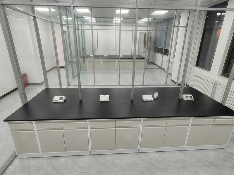 full steel lab bench