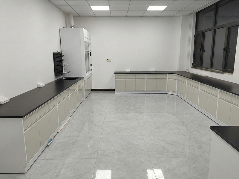 full steel lab bench